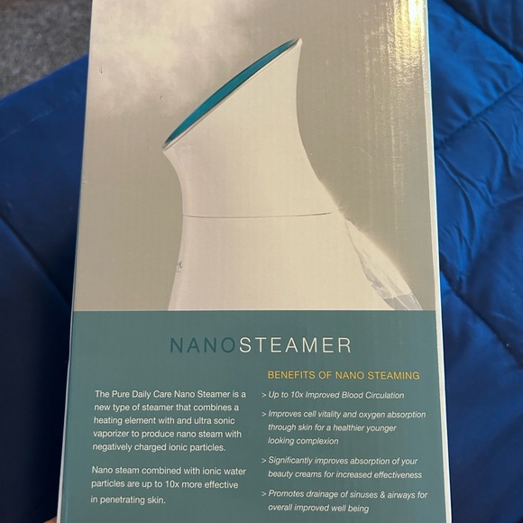 PURE • NANOSTEAMER  • 3 in 1/Multi-Functional Ionic Facial Steamer • - Picture 5 of 8